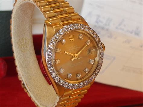 rolex damenuhr medium gold 18 k 1975 gebraucht|rolex uhrn gebraucht.